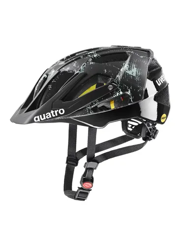 Kask MTB Uvex Quatro CC MIPS - black/jade matt