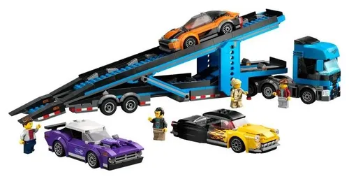 Конструктор LEGO City 60408 эвакуатор со спортивными автомобилями