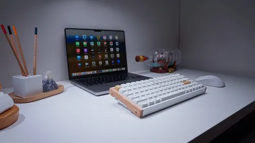 Klawiatura KEYCHRON K2 HE Wireless Magnetic Switch Special Edition Biały