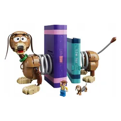 LEGO Disney 43301 Toy Story Cienki podpórki pod książki, zestaw klocków 18+