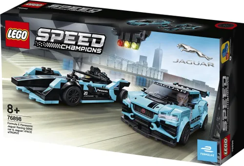 Конструктор Lego Speed Champions Formula E Panasonic Jaguar Racing GEN2 car и Jaguar I-PACE Etrophy (76898)