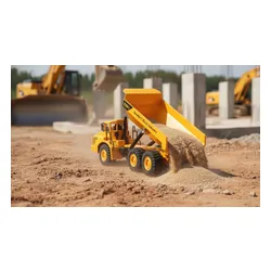 Zdalnie sterowany samochód COIL Auto RC pilot wywrotka ciężarówka VOLVO 1:16 żółta