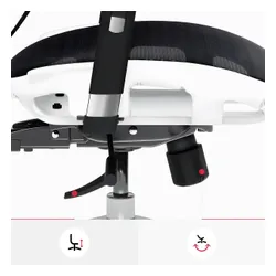 Fotel DIABLO CHAIRS V-Basic Biało-czarny