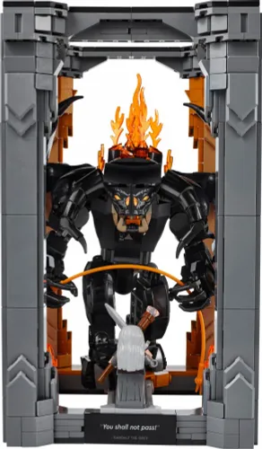 LEGO Klocki Icons 10367 Władca pierścieni: Book nook z Balrogiem