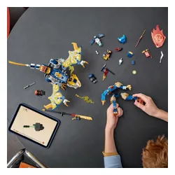 LEGO Klocki 71843 Mech smoczego jeźdźca Rogue'a