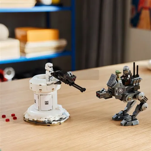 LEGO STAR WARS 75444 Mandalorian i Grogu Atak AT-RT, zestaw klocków +7