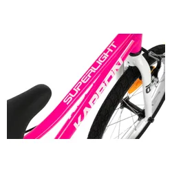 Rower dziecięcy KARBON Superlight 18 cali dla dziewczynki Różowy