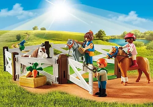 Playmobil Набор фигурок из страны 5684 Пони-ферма