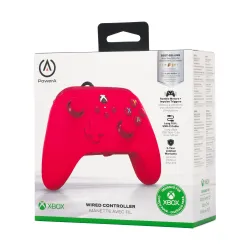 Pad PowerA przewodowy do Xbox Series X/S, Xbox One, PC Czerwony