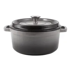 Garnek żeliwny VINTAGE CUISINE VC2P2619BL20CP Szary 26 cm