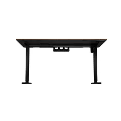 Biurko Endorfy Atlas L Electric Dark Wood 150cm Regulacja wysokości Ciemne drewno