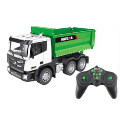 Zdalnie sterowany samochód COIL ciężarowy wywrotka ciężarówka skala 1:18 zielony