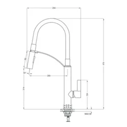 Bateria DEANTE Gerbera BGB B720 Czarny/chrom