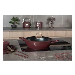 Płaski Garnek Tytanowy Z Pokrywą 30Cm Berlinger Haus Bh-8039 Leonardo
