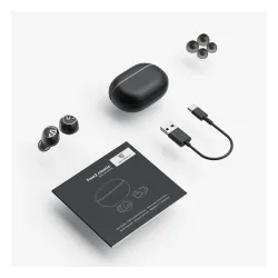 Słuchawki bezprzewodowe Soundpeats Free2 Classic Dokanałowe Bluetooth 5.1 Czarne