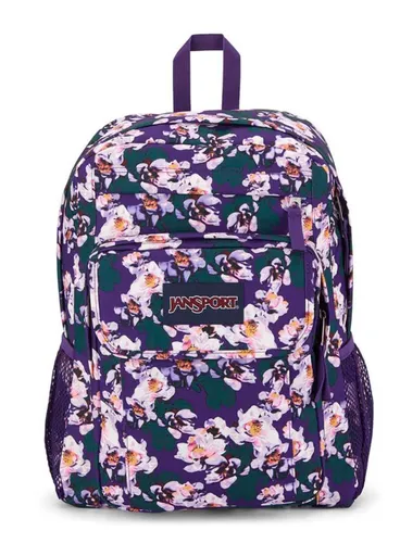 Union Pack JanSport kızlar için Okul sırt çantası-mor petals