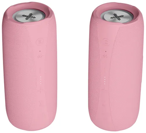 Głośnik mobilny XMUSIC BTS850P Radio FM Różowy