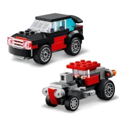 LEGO Creator 31146 грузовик с платформой и вертолетом P8