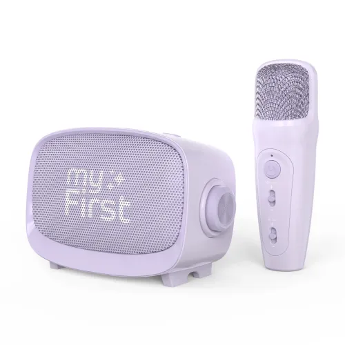 Mikrofon z głośnikiem Bluetooth myFirst Voice 2 8W Fioletowy