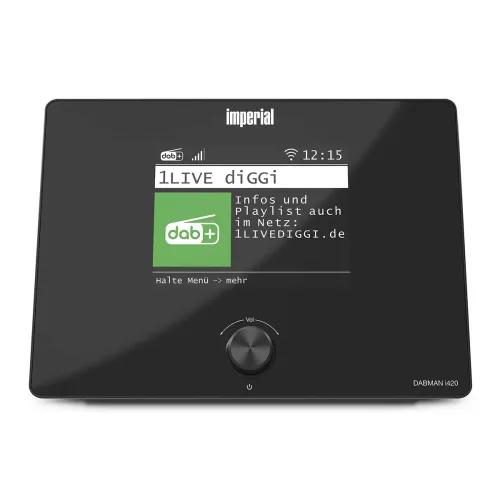 Radioodbiornik Imperial DABMANi420BK Radio FM DAB+ Internetowe Wi-Fi Bluetooth Czarny
