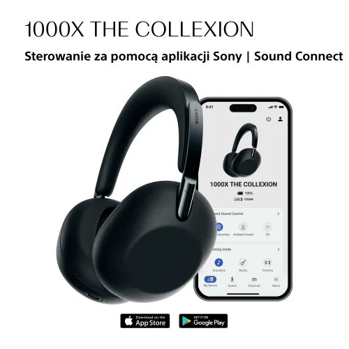 Słuchawki bezprzewodowe Sony 1000X THE COLLEXION z ANC Edycja na 10-lecie WH-1000XX Czarny