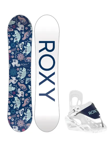 Zestaw snowboardowy Roxy Poppy Package (deska + wiązanie Poppy Speed Strap) - Długość (cm) - 100