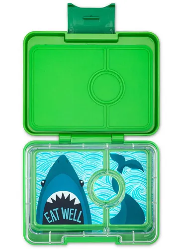 Śniadaniówka / lunchbox dziecięcy Yumbox Snack - Jurassic green / shark