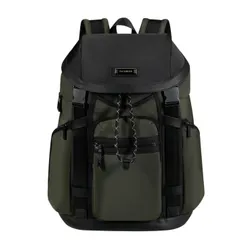 Рюкзак городской Samsonite Relyon Backpack 15,6" с клапаном - зелёный