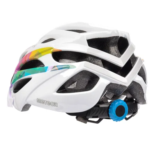 Kask rowerowy regulowany miejski METEOR SHIMMER S 52-56 siatka otwory wentylacyjne