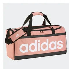 Adidas Essentials Linear Duffel Bag Medium IL5764 wonder clay / alb