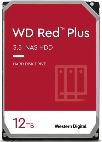 WD Red Plus Sunucu Diski 12 TB 3.5 " SATA III (6 Gbps) (WD120EFBX)