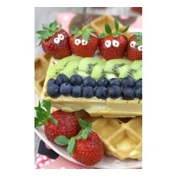 Gofrownica Dezal 301.7.1 N 1300W Różowy