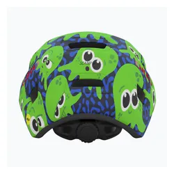 Kask rowerowy dziecięcy Giro Scamp II Jr matte midnight/bright green inked