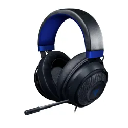 Słuchawki przewodowe z mikrofonem Razer Kraken for Console Nauszne Czarno-niebieski