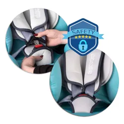 Fotelik samochodowy Ricokids Spinway Pro 0-36 kg turkusowy
