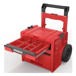 Skrzynka narzędziowa QBRICK System PRO Cart 2.0 Plus Drawer 3 Red Ultra HD Custom