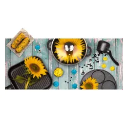 Garnek Granitowy z Pokrywką Gotowania Duszenia Pieczenia 32 cm 9,7L Grande