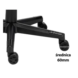 Fotel MAD DOG GCH701W Czarno-biały