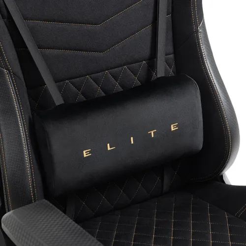 Fotel GAMVIS Elite 2.0 Pro XXL Czarny (złote elementy)