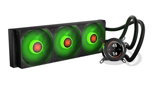 Chłodzenie Krux HydroGlance 360 ARGB LCD Czarny