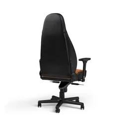 Fotel Noblechairs ICON Gamingowy do 150kg Skóra naturalna Brązowo-czarny