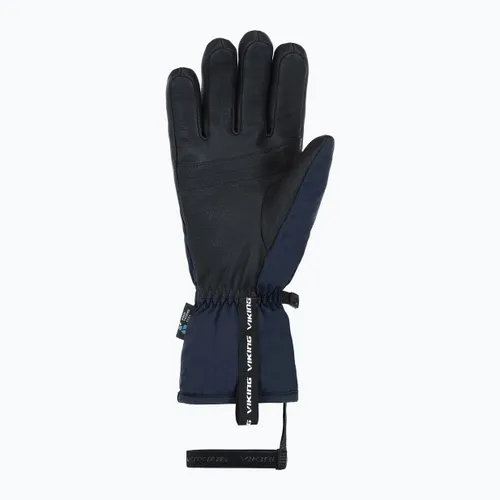 Rękawice narciarskie męskie Viking Lars Ski navy/black leather