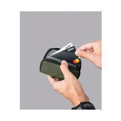 Кошелек Alpaka Zip Coin Wallet, зеленый