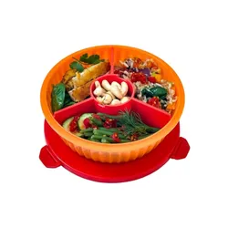 Miska lunchbox Yumbox Poke Love Bowl 1050 ml - tangerine orange
