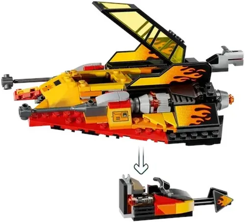 LEGO Star Wars 75414 Płomienny śmigacz śnieżny