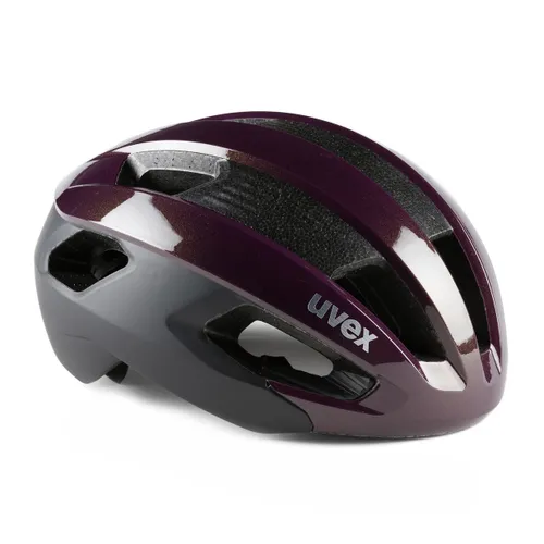Kask rowerowy UVEX Rise CC plum/black matt