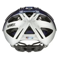 Kask rowerowy Uvex Gravel-X niebiesko-srebrny