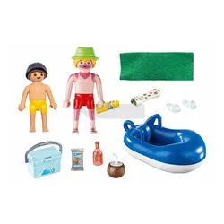PLAYMOBIL Family Fun 70112 Chłopiec z oponą