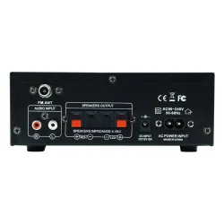 Power Audio Musicmate MM-SC990 DiscoPack 2x50W Bluetooth Radio FM Mikrofony Karaoke Czarny