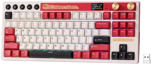 Klawiatura ROYAL KLUDGE RK M87 Famicom Cream Switch